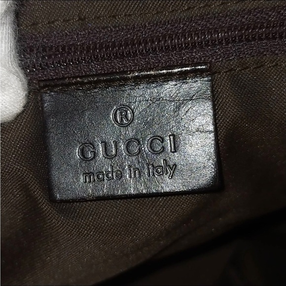 Gucci Tan Shoulder Bag. Sherry line. - Picture 6 of 8